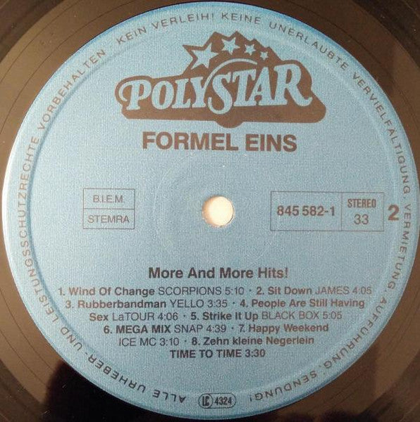 Various : Formel Eins - More And More Hits! (LP, Comp)