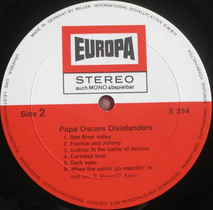 Papa Oscars Dixielanders : Papa Oscars Dixielanders (LP, Album, RE)