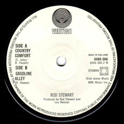 Rod Stewart : Country Comfort (7", Single)