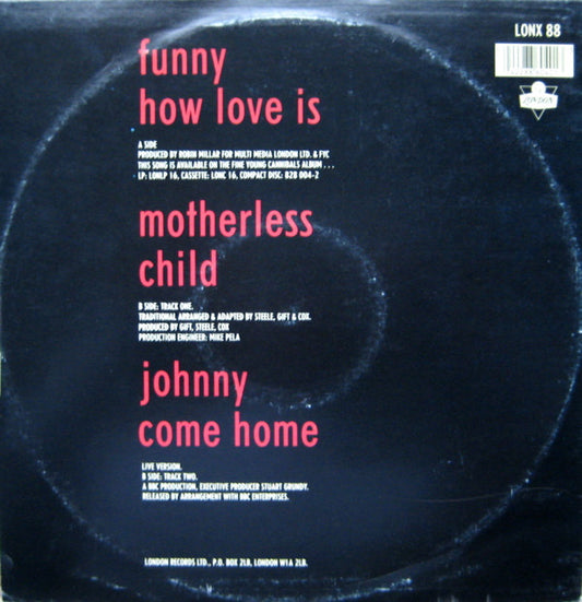 Fine Young Cannibals : Funny How Love Is (12")