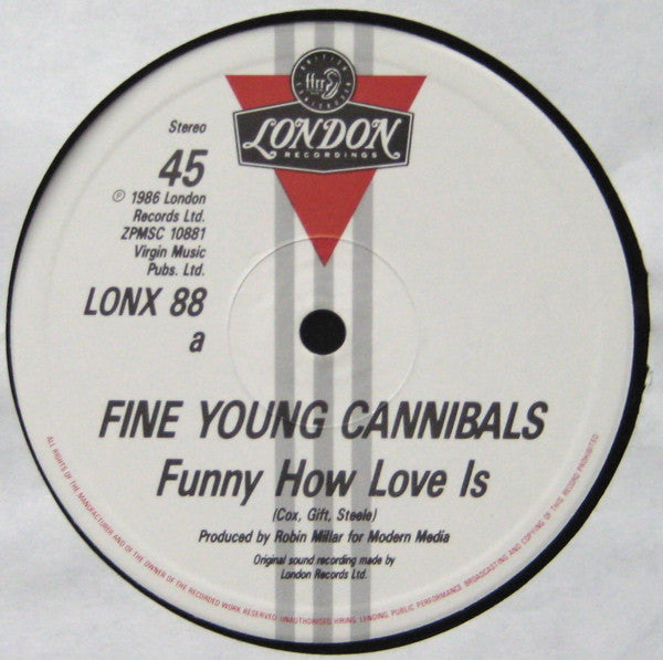 Fine Young Cannibals : Funny How Love Is (12")