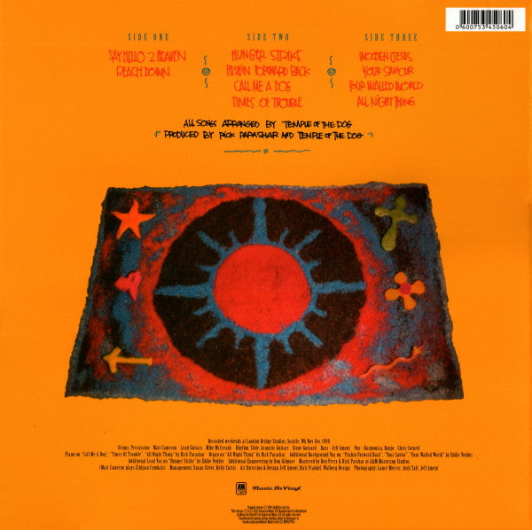 Temple Of The Dog : Temple Of The Dog (LP + LP, S/Sided, Etch + Album, RE, 180)