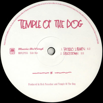 Temple Of The Dog : Temple Of The Dog (LP + LP, S/Sided, Etch + Album, RE, 180)