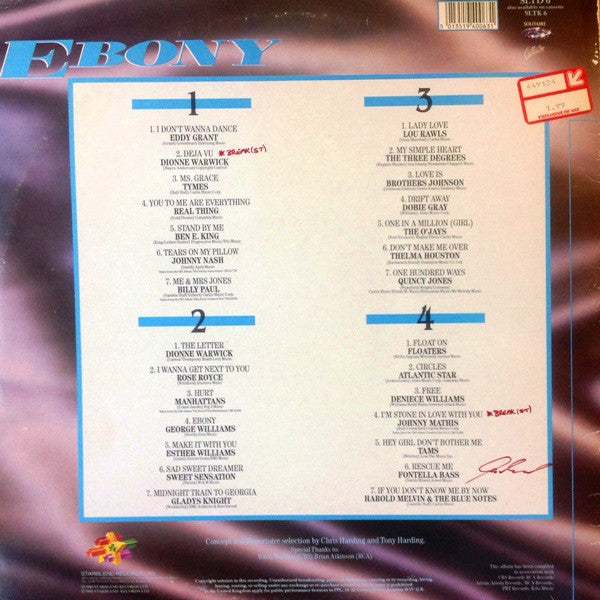 Various : Ebony (2xLP, Comp, Gat)