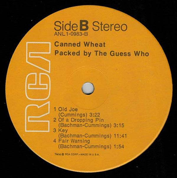 The Guess Who : Canned Wheat (LP, Album, RE)