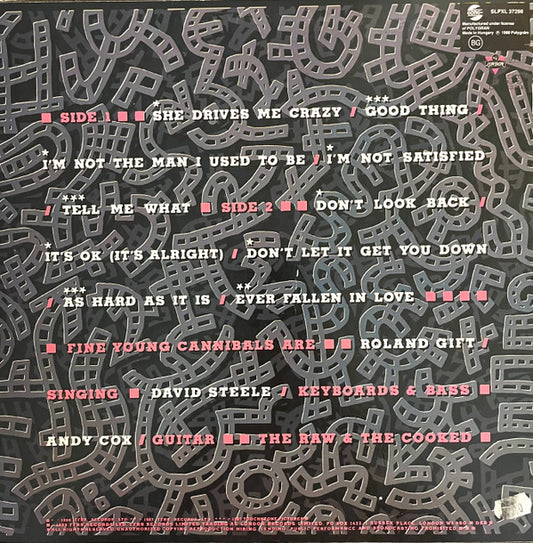 Fine Young Cannibals : The Raw & The Cooked (LP, Album)