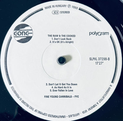 Fine Young Cannibals : The Raw & The Cooked (LP, Album)