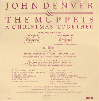 John Denver & The Muppets : A Christmas Together (LP)