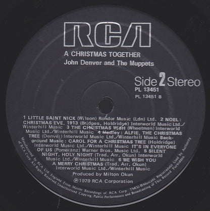 John Denver & The Muppets : A Christmas Together (LP)