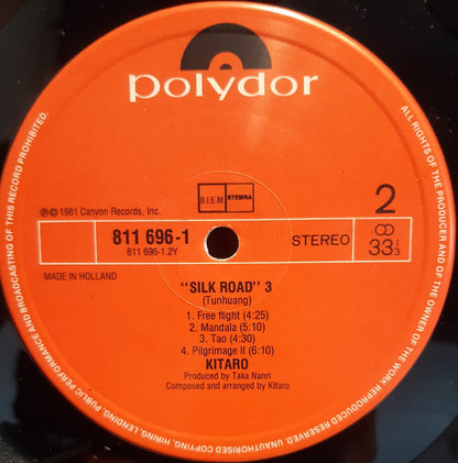 Kitaro : Silk Road III - Tun Huang (LP, Album, RE)