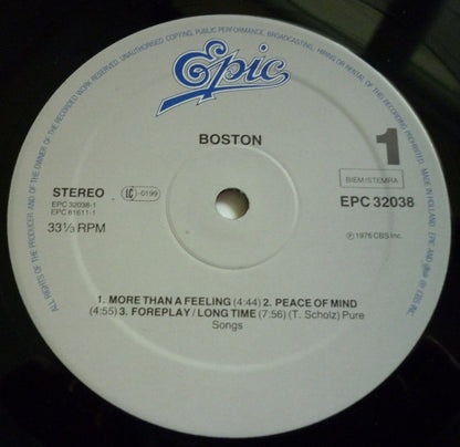 Boston : Boston (LP, Album, RE)