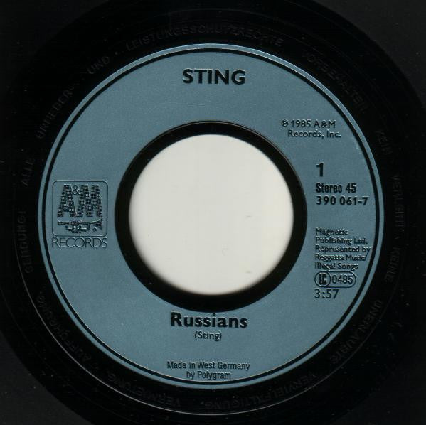 Sting : Russians (7", Single)