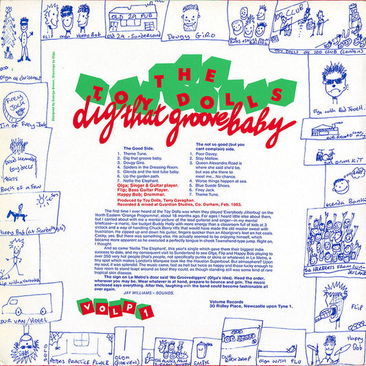 Toy Dolls : Dig That Groove Baby (LP, Album)