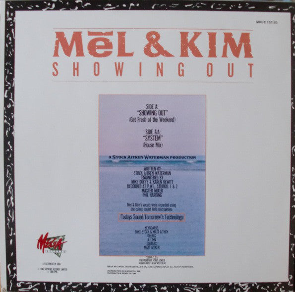 Mel & Kim : Showing Out (12", Maxi)