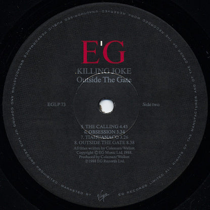 Killing Joke : Outside The Gate (LP, Album)