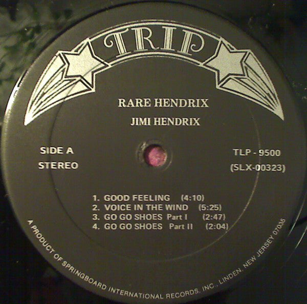 Jimi Hendrix : Rare Hendrix (LP, Album, Rev)