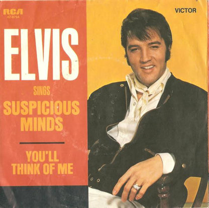 Elvis Presley : Suspicious Minds (7", Single)