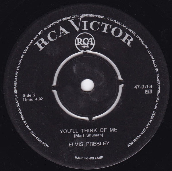 Elvis Presley : Suspicious Minds (7", Single)