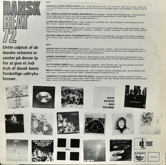 Various : Dansk Beat 72 (LP, Comp)