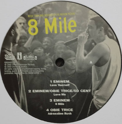 Various : Music From And Inspired By The Motion Picture 8 Mile (2xLP, Comp, RE, 180)