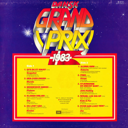 Various : Dansk Grand Prix 1983 (LP, Album)