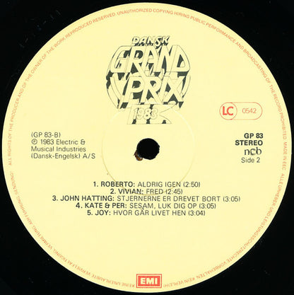 Various : Dansk Grand Prix 1983 (LP, Album)