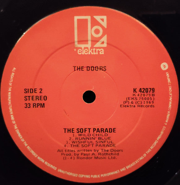 The Doors : The Soft Parade (LP, Album, RE, Gat)