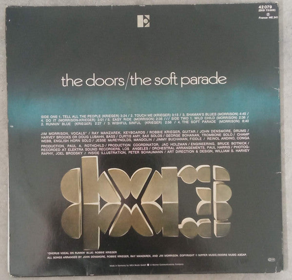 The Doors : The Soft Parade (LP, Album, RE, Gat)