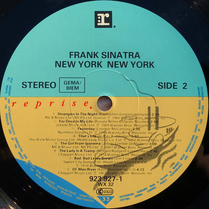 Frank Sinatra : New York New York: His Greatest Hits (LP, Comp)