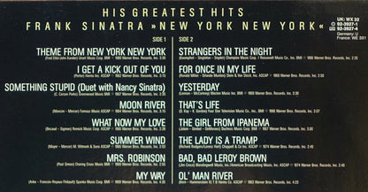 Frank Sinatra : New York New York: His Greatest Hits (LP, Comp)