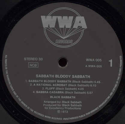 Black Sabbath : Sabbath Bloody Sabbath (LP, Album, Gat)