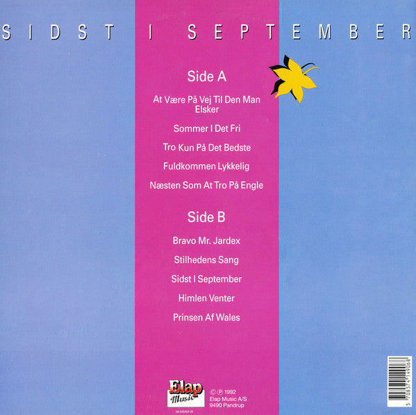 PS12* : Sidst I September (LP, Album)