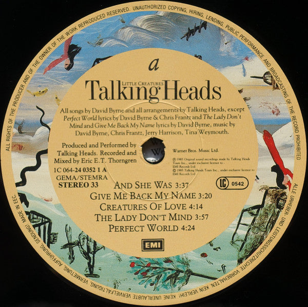 Talking Heads : Little Creatures (LP, Album)