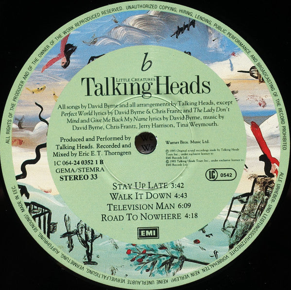 Talking Heads : Little Creatures (LP, Album)