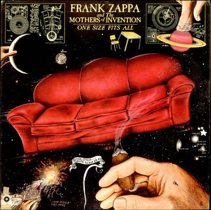 Frank Zappa And The Mothers : One Size Fits All (LP, Album, Gat)