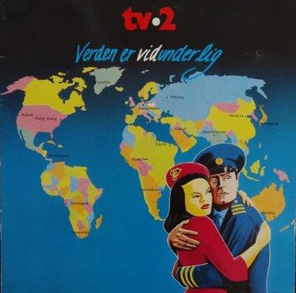 tv•2* : Verden Er Vidunderlig (LP, Album, RE, Red)