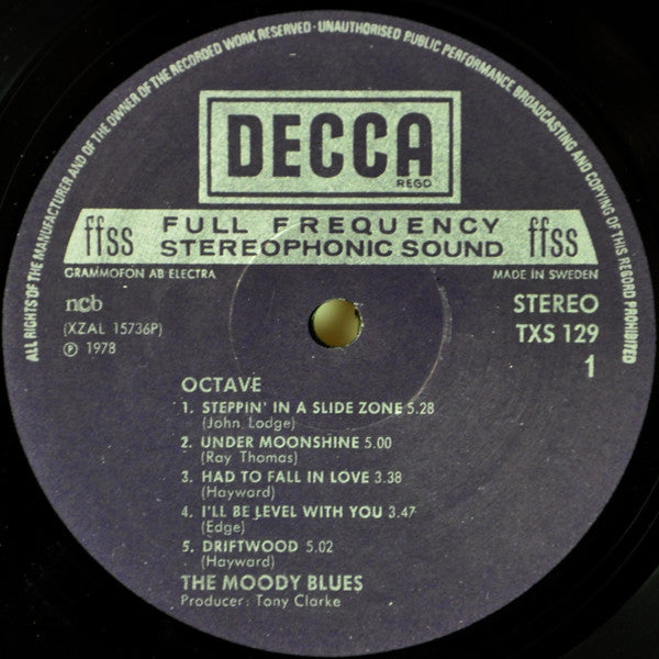 The Moody Blues : Octave (LP, Album)