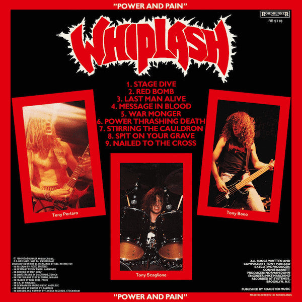 Whiplash (5) : Power And Pain (LP, Album)