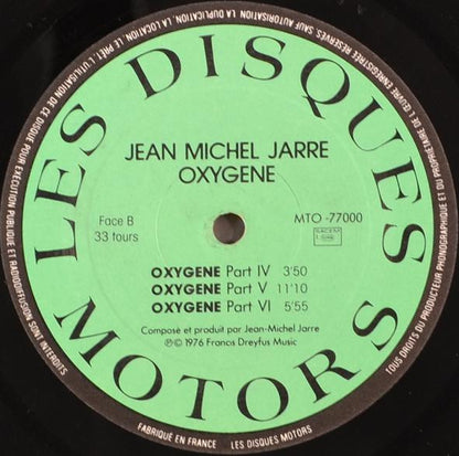 Jean-Michel Jarre : Oxygène (LP, Album, RE, Gre)