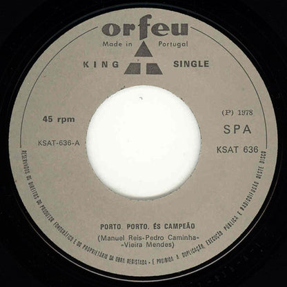 Unknown Artist : Porto Porto És O Campeão! (7", Single)