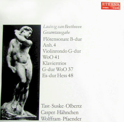 Ludwig van Beethoven, Tast* · Suske* · Olbertz*, Casper* · Hähnchen*, Wolffram* · Pfaender* : Flötensonate B-dur Anh. 4 / Violinrondo G-dur WoO 41 / Klaviertrios G-dur WoO 37 / Es-dur Hess 48 (LP)