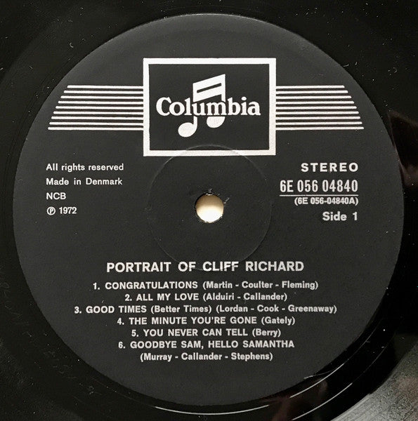 Cliff Richard : Portrait Of Cliff Richard (LP, Comp)