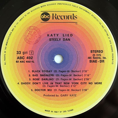 Steely Dan : Katy Lied (LP, Album, RE)