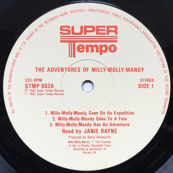 Janie Rayne : The Adventures Of Milly-Molly-Mandy (LP)