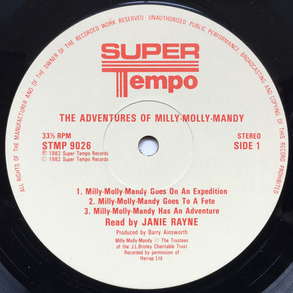 Janie Rayne : The Adventures Of Milly-Molly-Mandy (LP)