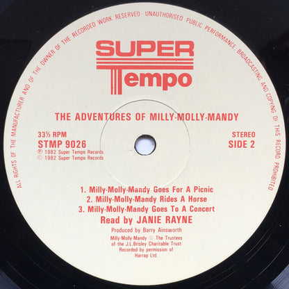 Janie Rayne : The Adventures Of Milly-Molly-Mandy (LP)