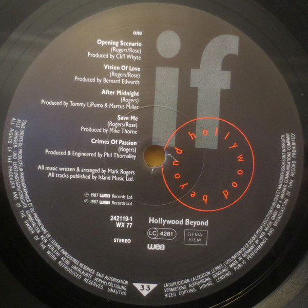 Hollywood Beyond : If (LP, Album)