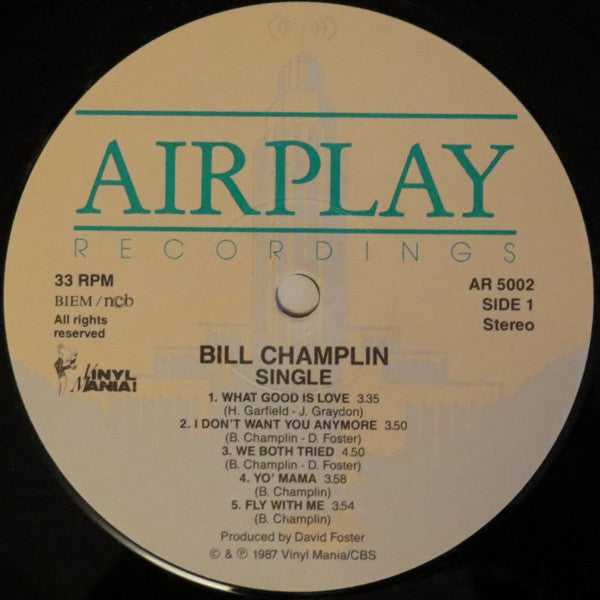Bill Champlin : Single (LP, Album)