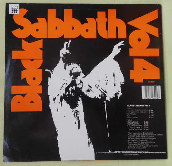 Black Sabbath : Black Sabbath Vol 4 (LP, Album, RE)