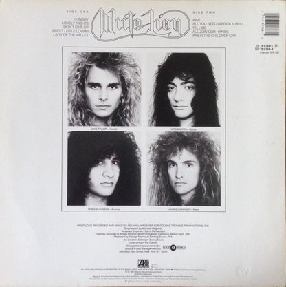 White Lion : Pride (LP, Album)